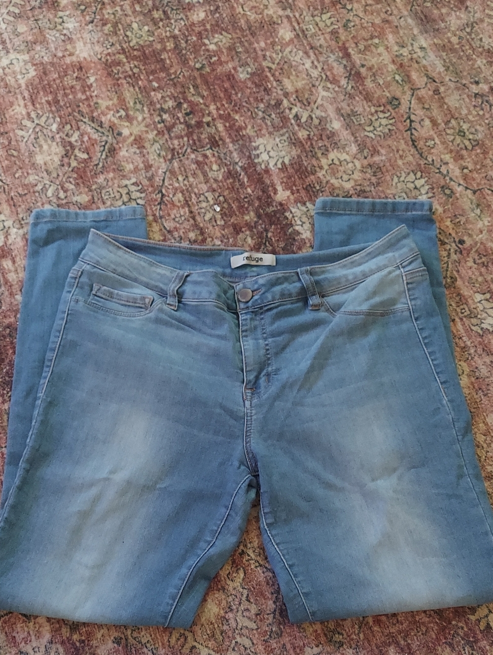 refuge Light Wash Skinny Jeans